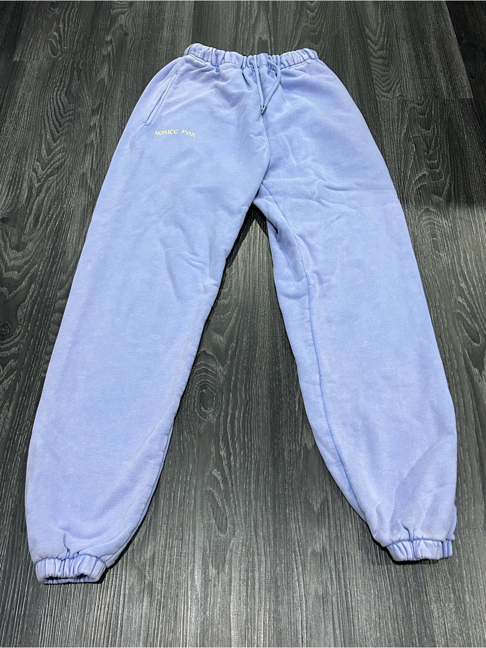 White Fox Boutique Blue Sweat Joggers Sweats Size Small